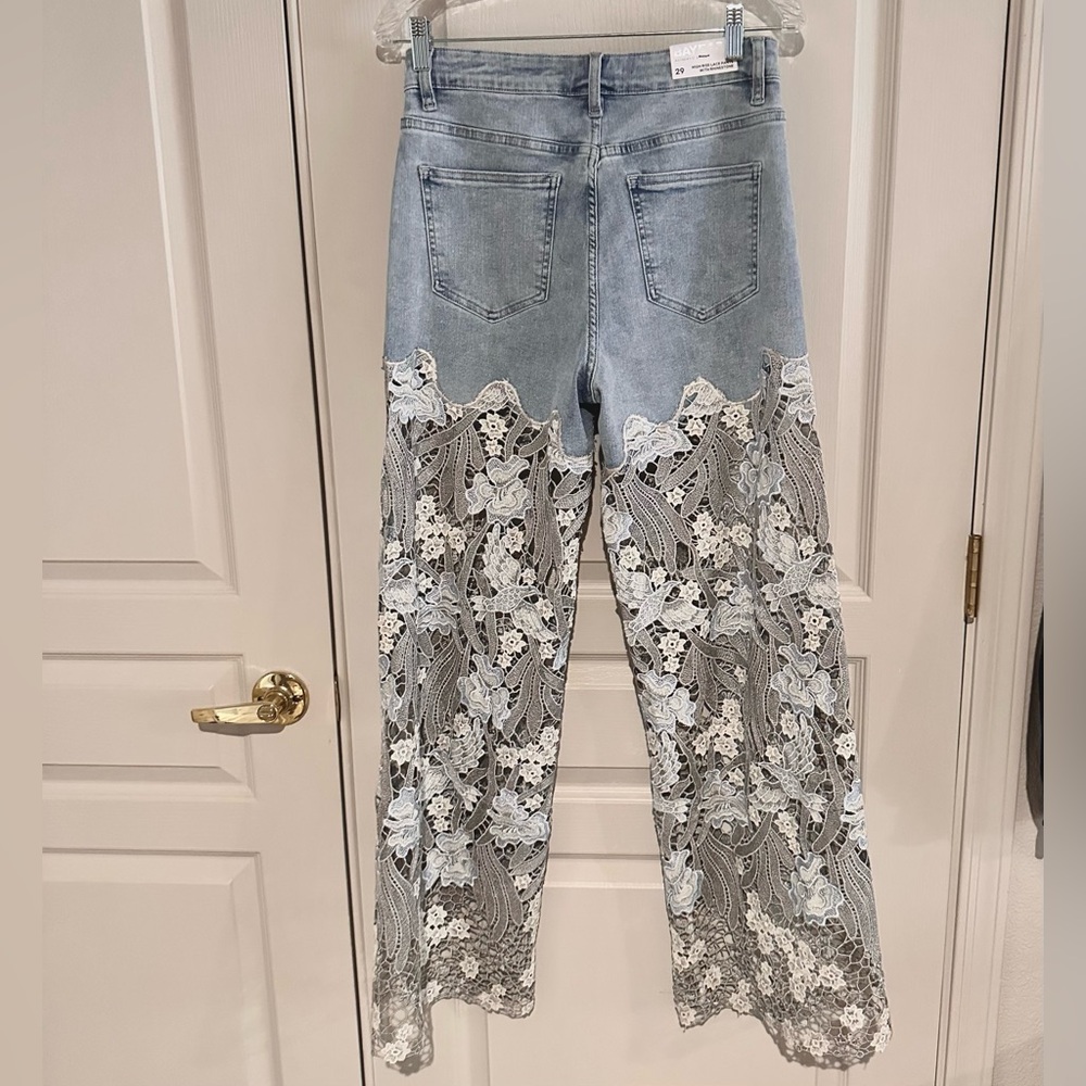 New, with tags. Beautiful Embellished Jeans! - Picture 2 of 5